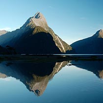Mitre Peak in Milford Sound Mitre Peak in Milford Sound